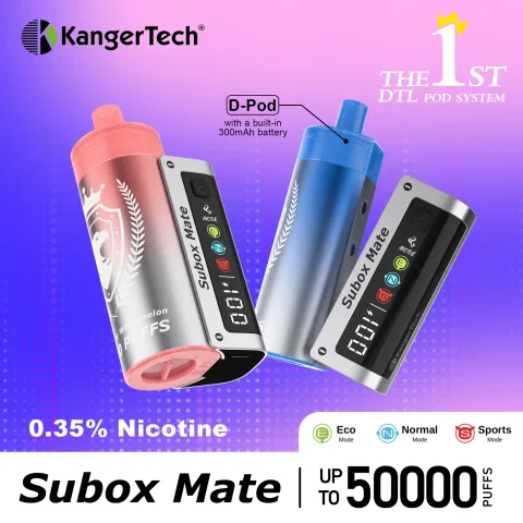 KangerTech Subox Mate: The World's First Replaceable DTL Pod System